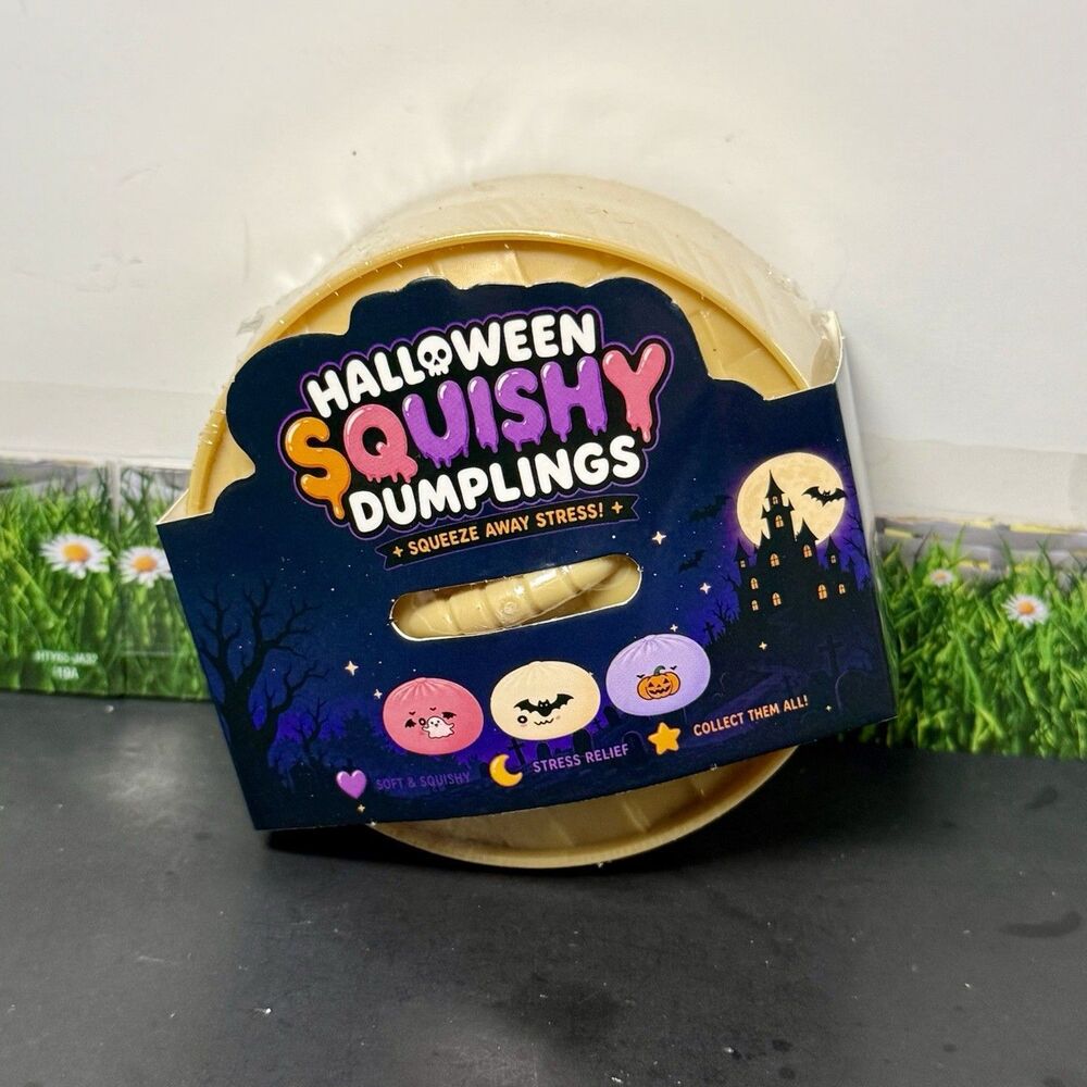 NEW & SEALED! 4" HALLOWEEN SQUISHY DUMPLING SERIES - FUN DOH PUKA
